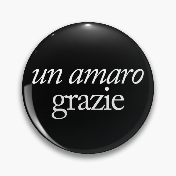 Item preview, Un amaro grazie designed and sold by SpilloDesign.
