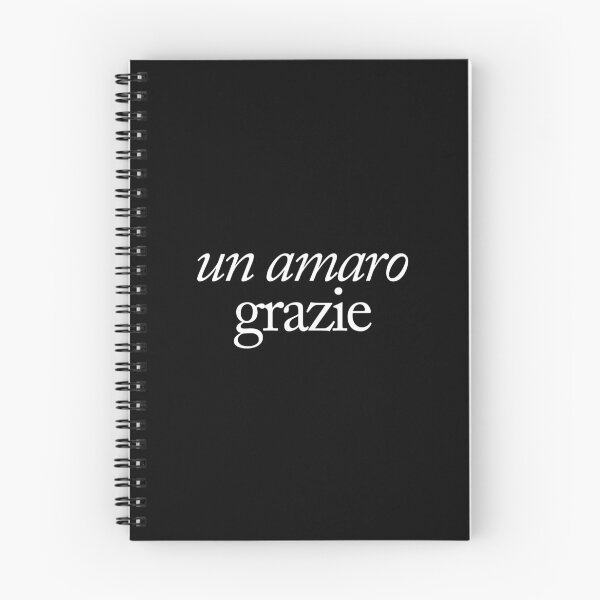 Item preview, Un amaro grazie designed and sold by SpilloDesign.