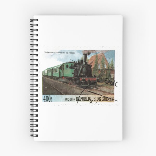 Item preview, Republique De Guinee 1999 Green Train Vintage Postage Stamp designed and sold by red-amber65.