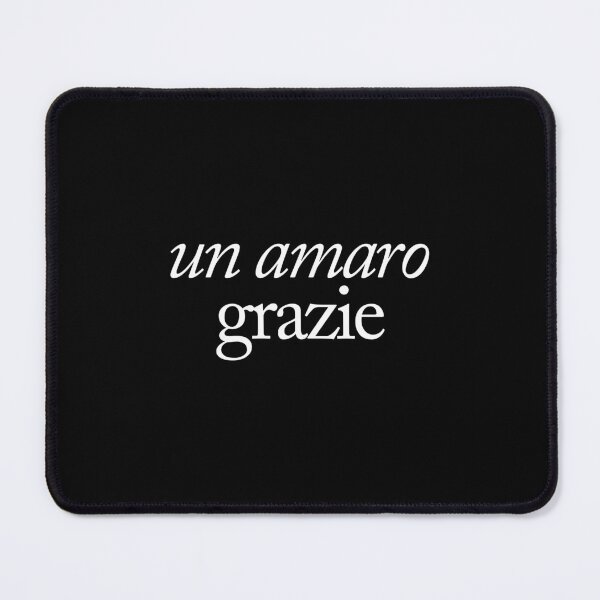 Item preview, Un amaro grazie designed and sold by SpilloDesign.