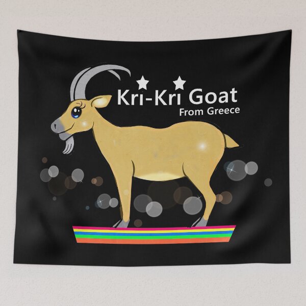 Item preview, Kri‑Kri Goat From Greece  designed and sold by Shirley cute art .