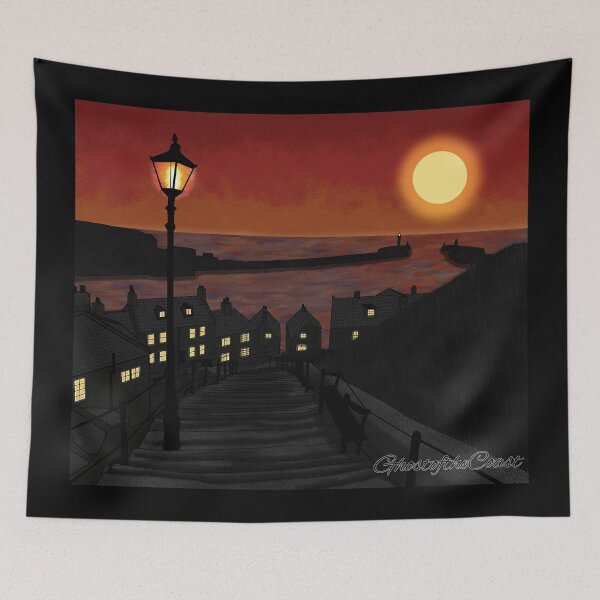Item preview, Whitby's 199 Steps Sunset designed and sold by CoastGhost.