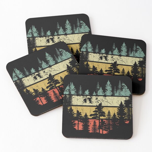 Item preview, Wildlife Trees Outdoors Nature Retro Forest  designed and sold by DhylanRalphs.