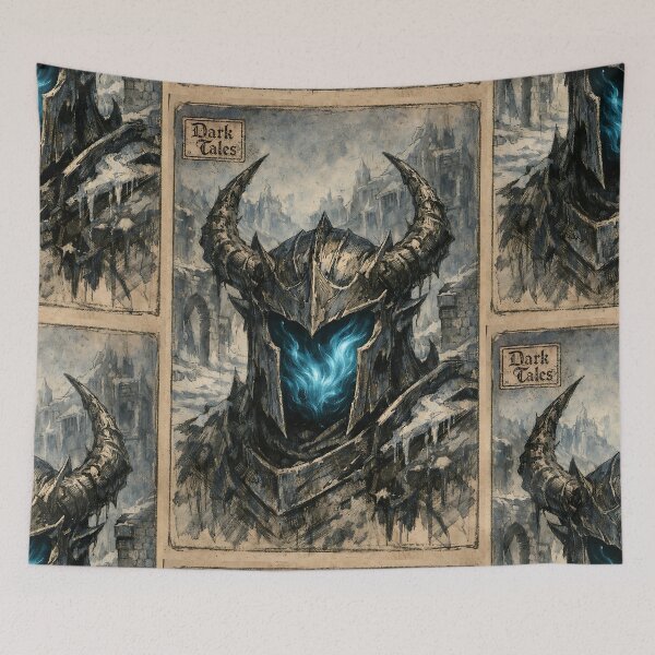 Item preview, Soul-Eater Helm - Dark Fantasy Knight designed and sold by bapupa.