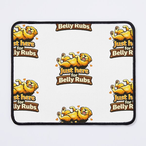 Item preview, Just Here for Belly Rubs Golden Retriever Gift designed and sold by WildVista.