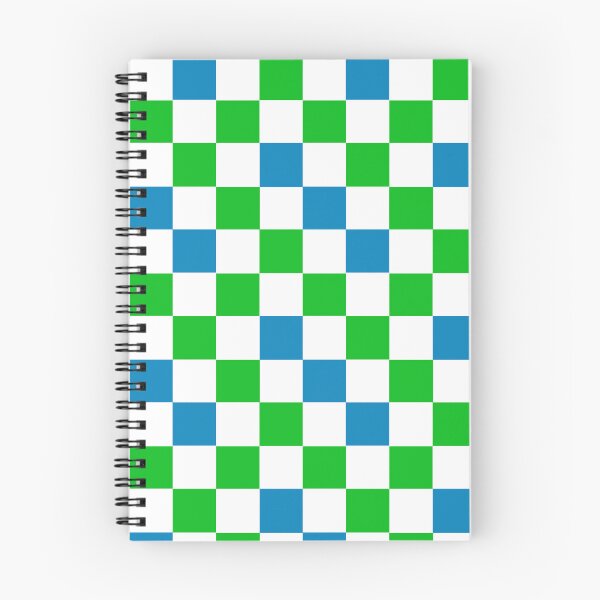 Item preview, Blue White Green Checkered Pattern Design  designed and sold by PatternTitan.