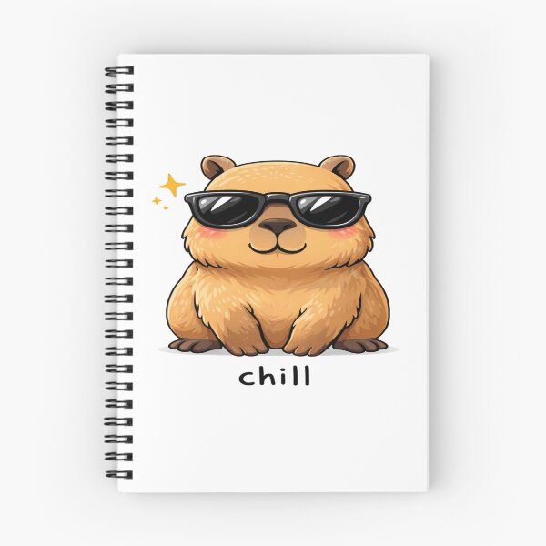 Item preview, Cute Capybara Chill Sunglasses Kawaii Capybara  designed and sold by Lovestickerco.