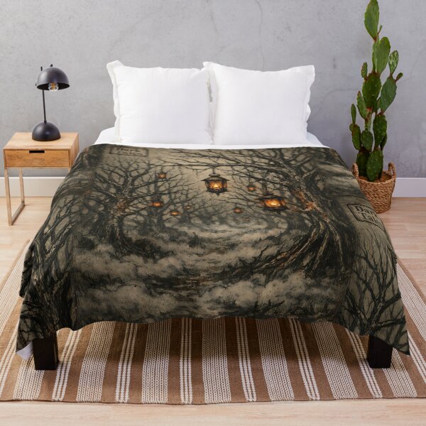 Item preview, Gallows of the Iron Woods - Dark Fantasy Landscape designed and sold by bapupa.