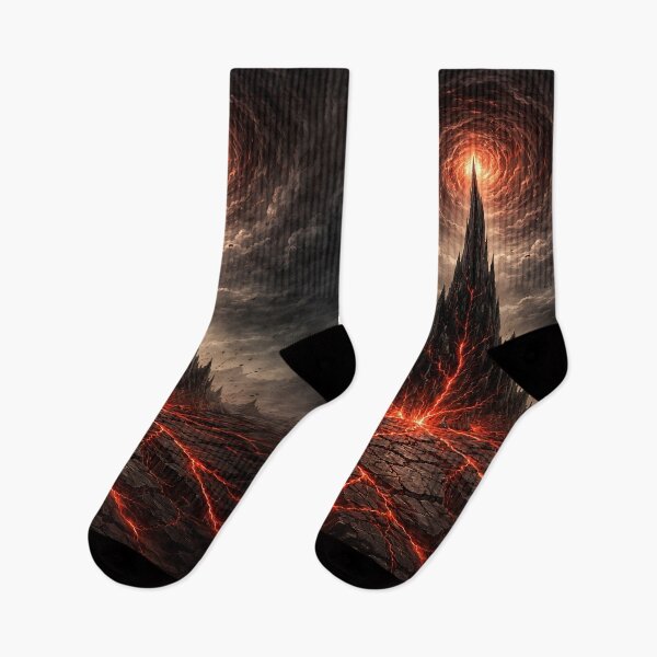 Item preview, Monolith of the Weeping Sky - Dark Fantasy Landscape designed and sold by bapupa.