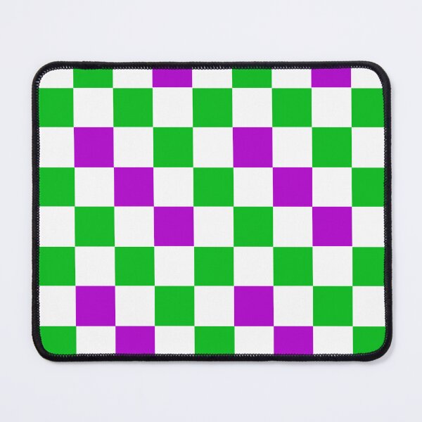 Item preview, Purple White Green Checkered Pattern Design  designed and sold by PatternTitan.