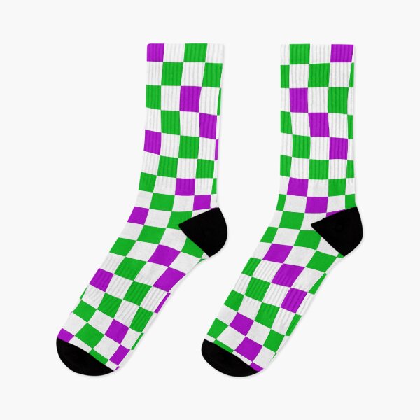 Item preview, Purple White Green Checkered Pattern Design  designed and sold by PatternTitan.