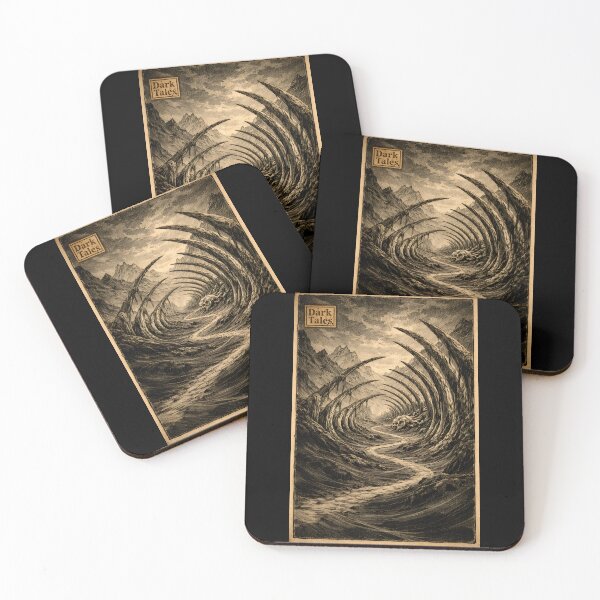 Item preview, The Petrified Ribcage Valley - Dark Fantasy Landscape designed and sold by bapupa.