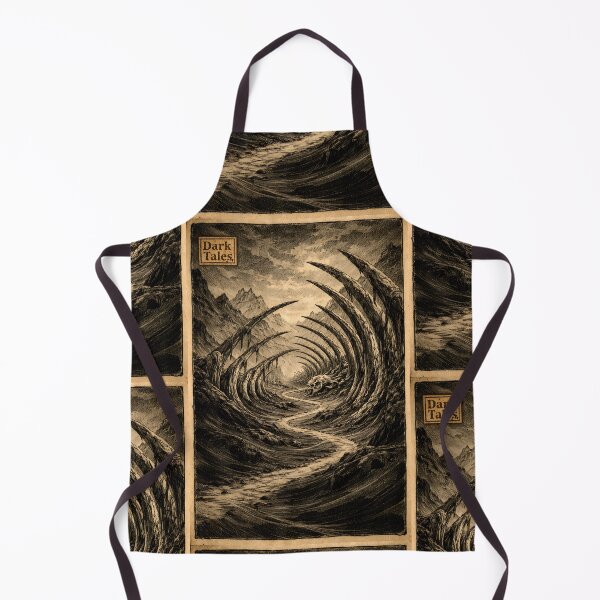 Item preview, The Petrified Ribcage Valley - Dark Fantasy Landscape designed and sold by bapupa.