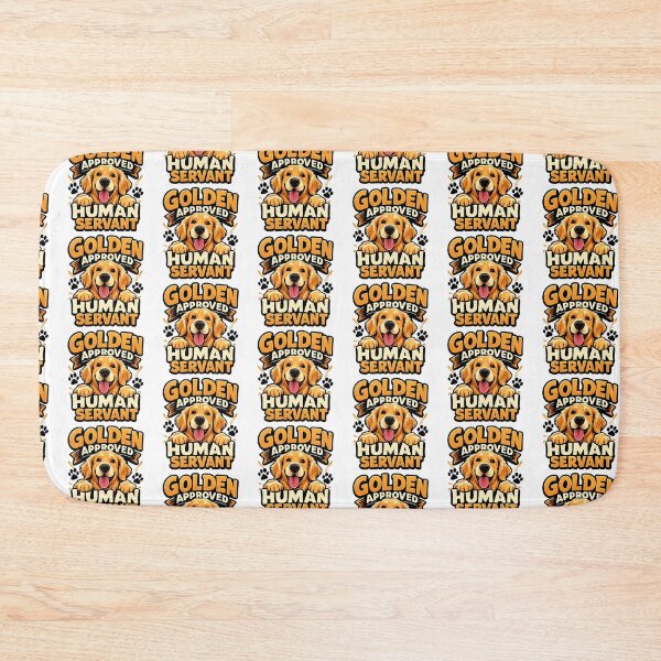 Item preview, Golden Approved Human Servant Golden Retriever Gift designed and sold by WildVista.