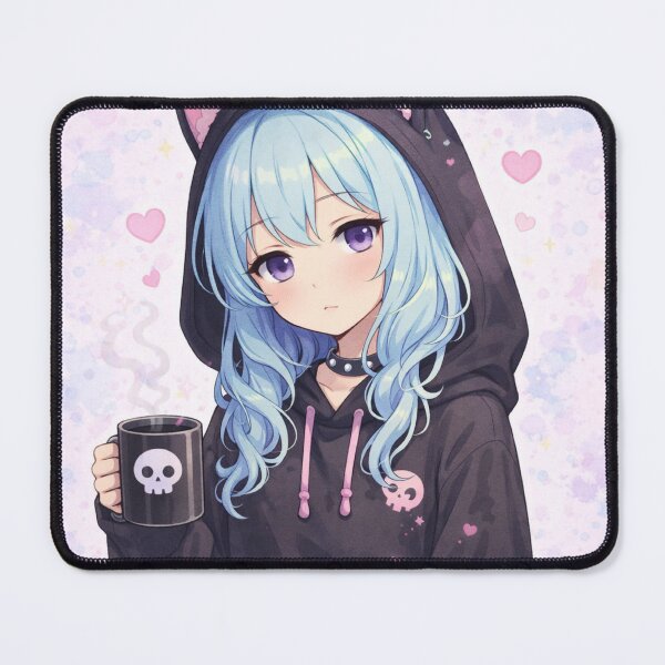 Item preview, Kawaii Anime Hoodie Cat Girl designed and sold by InkTheFox.