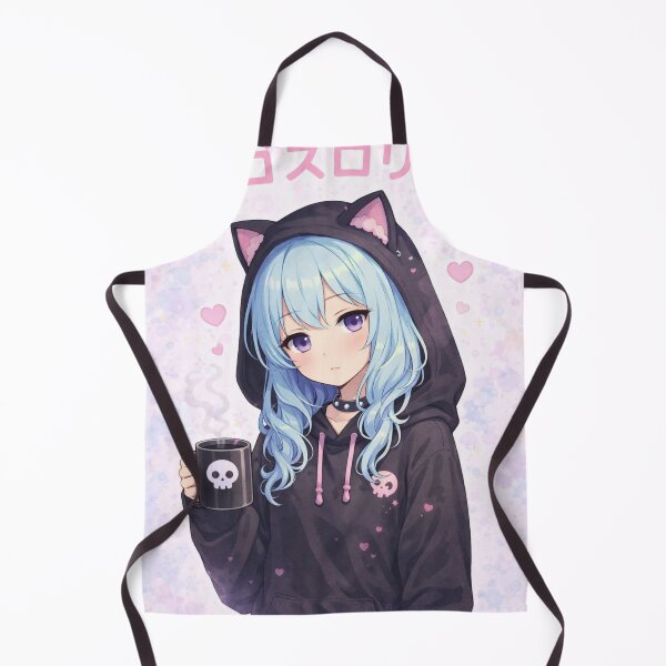 Item preview, Kawaii Anime Hoodie Cat Girl designed and sold by InkTheFox.