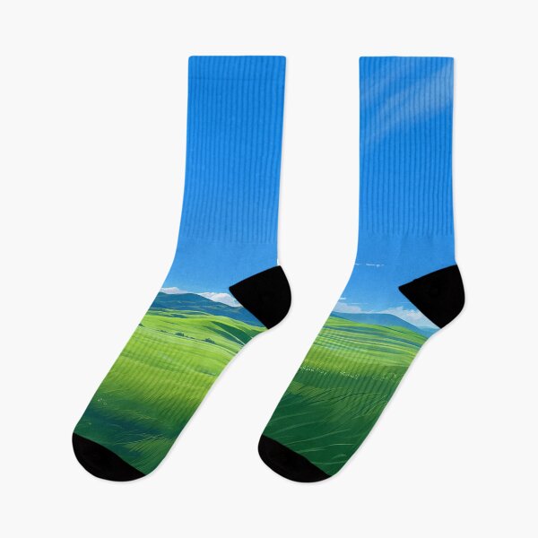 Item preview, Endless Green Hills Under Blue Sky designed and sold by Christian Weiss.