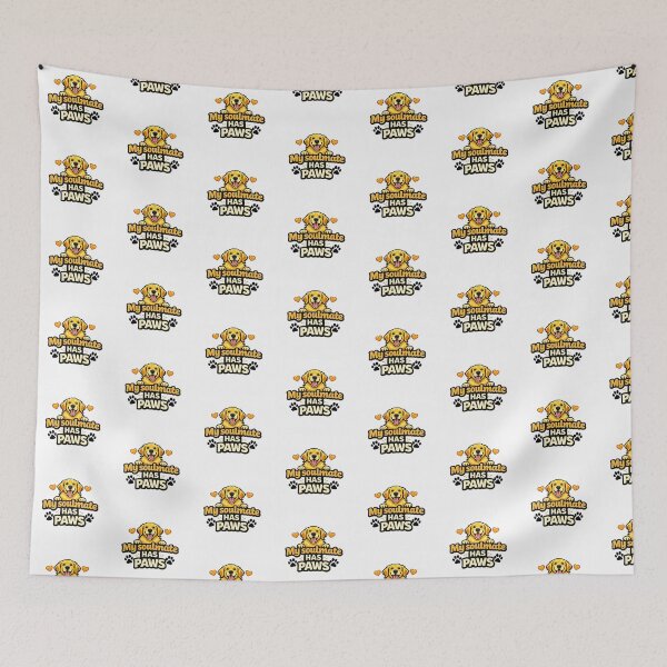 Item preview, My Soulmate Has Paws Golden Retriever Gift designed and sold by WildVista.