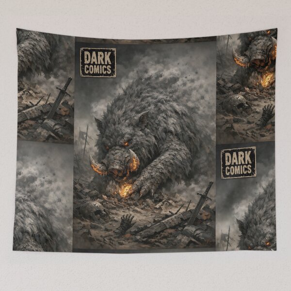 Item preview, The Grave-Dust Behemoth - Dark Fantasy Monster designed and sold by bapupa.