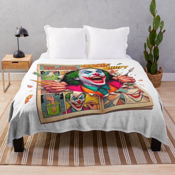Item preview, Mad Clown Ripping Through Comic Book Page Pop Art designed and sold by Serjames.