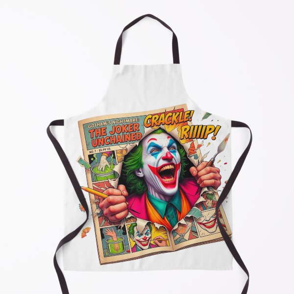 Item preview, Mad Clown Ripping Through Comic Book Page Pop Art designed and sold by Serjames.