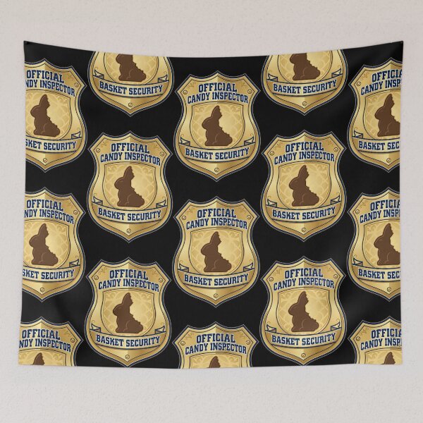 Item preview, Official Candy Inspector Basket Security — Funny Easter Badge Gift, Candy Lover, Chocolate Bunny Humor designed and sold by Luminari Creations.