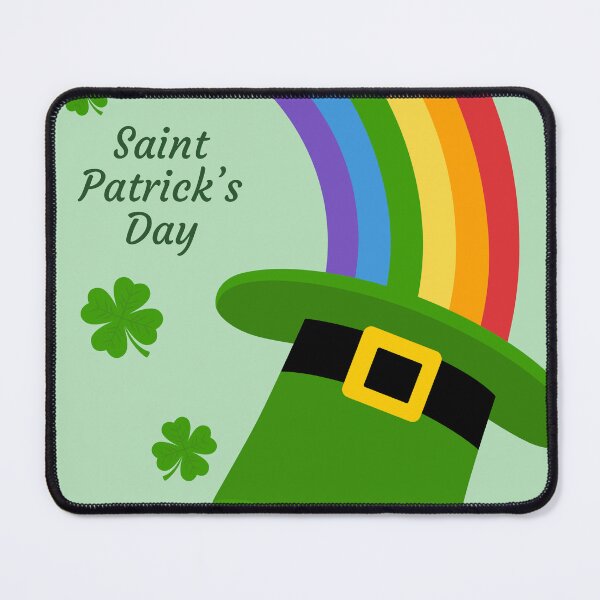 Item preview, Lucky Leprechaun Hat with Rainbow - Festive Saint Patrick's Day Graphic designed and sold by AllaMashycheva.