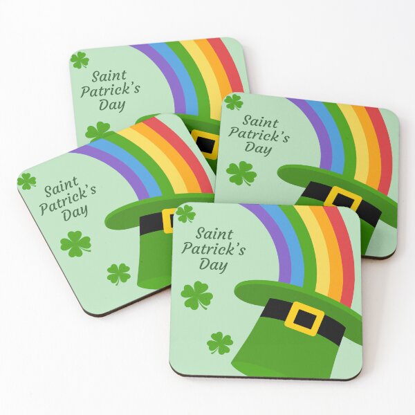 Item preview, Lucky Leprechaun Hat with Rainbow - Festive Saint Patrick's Day Graphic designed and sold by AllaMashycheva.