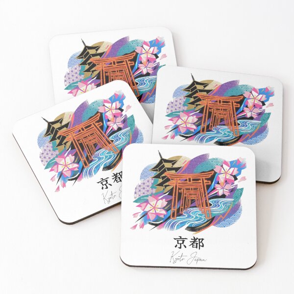 Item preview, Kyoto Abstract: Neon Zen & Timeless Heritage designed and sold by Nozomi's Japan Collection.