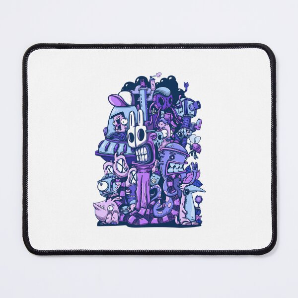 Item preview, Purple Chaos Surreal Monsters and Robots Graffiti designed and sold by MinMaxHold.