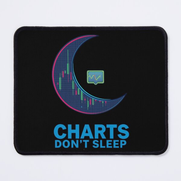 Item preview, Charts Don’t Sleep Trader Humor Shirt designed and sold by KapiPrint.