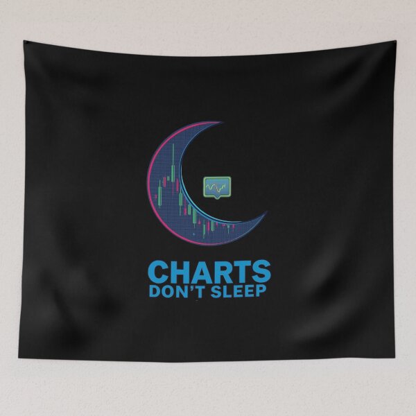 Item preview, Charts Don’t Sleep Trader Humor Shirt  designed and sold by KapiPrint.