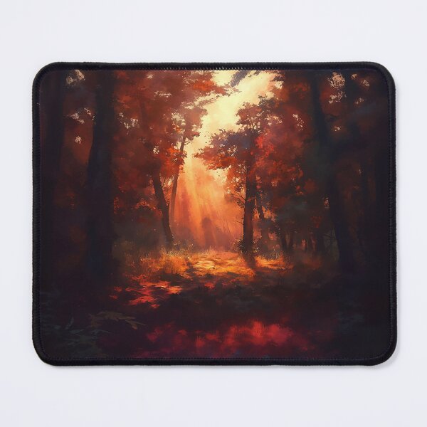 Item preview, Radiant Autumn Forest With Sun Rays designed and sold by Christian Weiss.