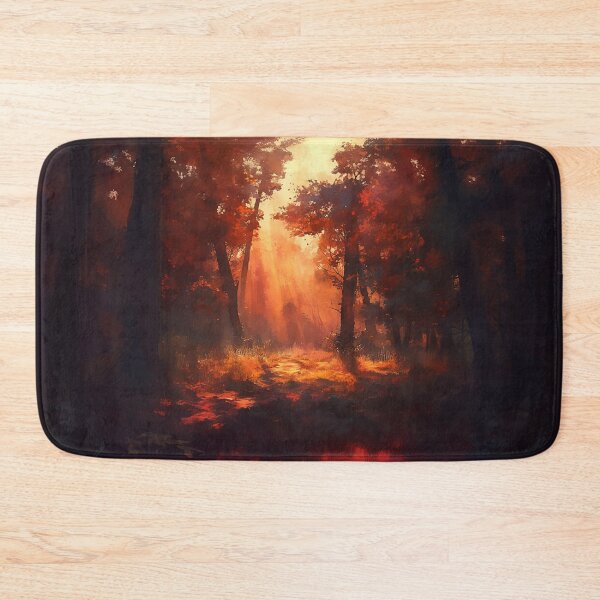 Item preview, Radiant Autumn Forest With Sun Rays designed and sold by Christian Weiss.