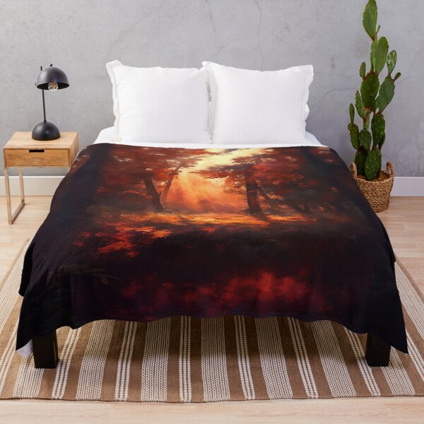 Item preview, Radiant Autumn Forest With Sun Rays designed and sold by Christian Weiss.
