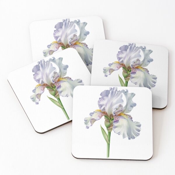 Item preview, Elegant Bearded Iris Botanical Illustration designed and sold by Rutvain.