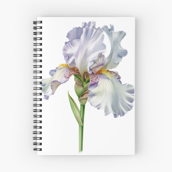 Item preview, Elegant Bearded Iris Botanical Illustration designed and sold by Rutvain.