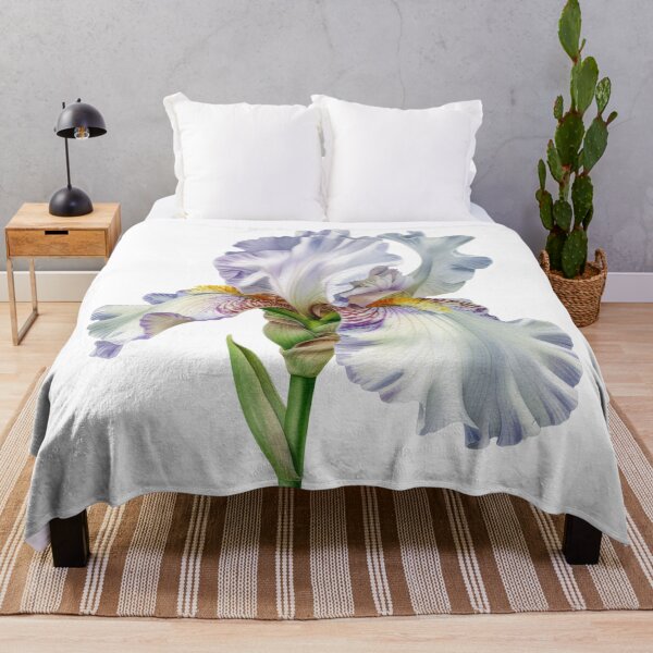 Item preview, Elegant Bearded Iris Botanical Illustration designed and sold by Rutvain.