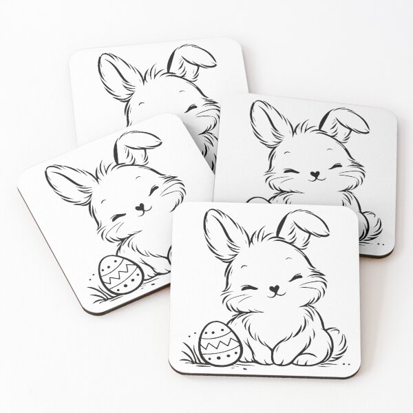 Item preview, Easter bunny with Easter egg designed and sold by TEEZIGNTIS.