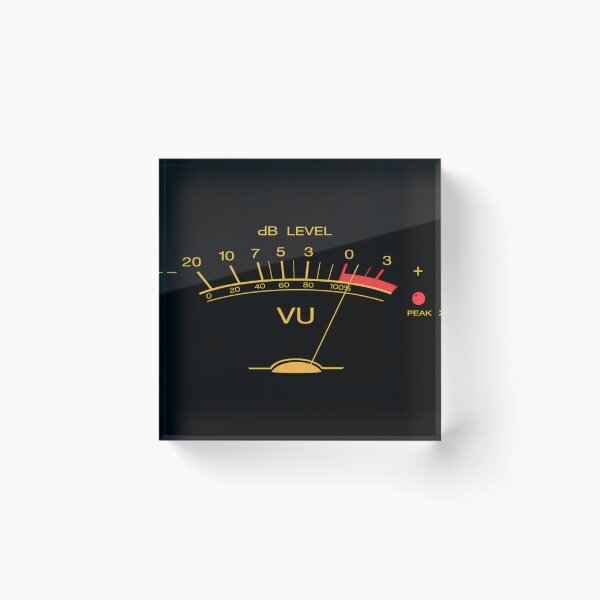 Item preview, Volume Vu Meter Vintage Audio Engineer Recording Studio Gear Head Musician Guitar  designed and sold by DhylanRalphs.