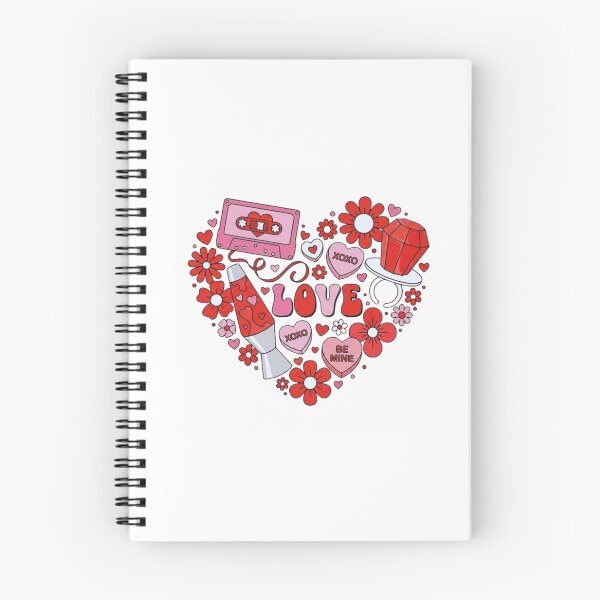 Item preview, 90s Nostalgia Groovy Valentine Heart designed and sold by DizzyShirts1.