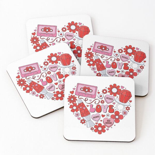 Item preview, 90s Nostalgia Groovy Valentine Heart designed and sold by DizzyShirts1.