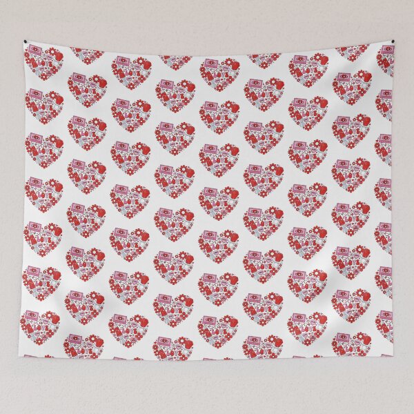 Item preview, 90s Nostalgia Groovy Valentine Heart designed and sold by DizzyShirts1.