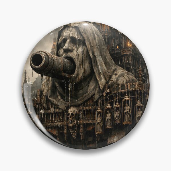 Item preview, Cathedral of the Iron Maiden - Grimdark Art designed and sold by bapupa.