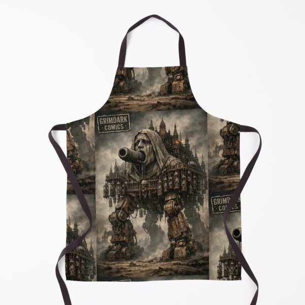Item preview, Cathedral of the Iron Maiden - Grimdark Art designed and sold by bapupa.