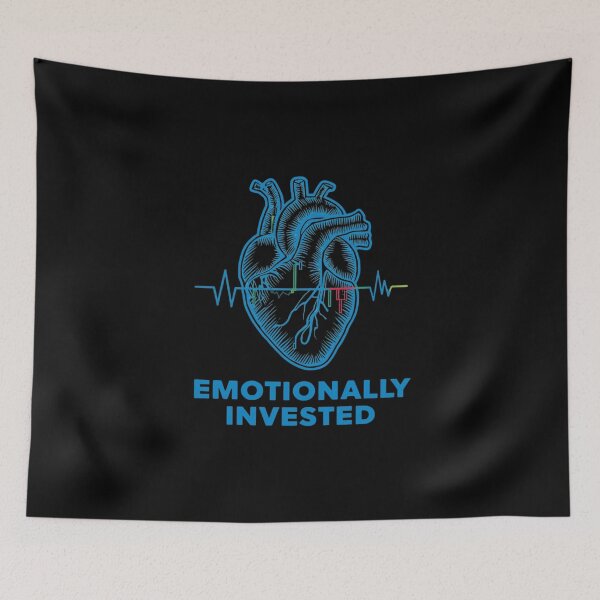 Item preview, Emotionally Invested Funny Trading Shirt designed and sold by KapiPrint.