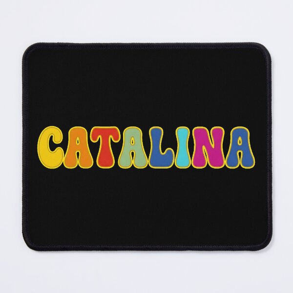 Item preview, ❤️ Catalina Personalized Name Wavy Retro Shirt, Coffee Mug, Sticker Gift designed and sold by HelixPedia.