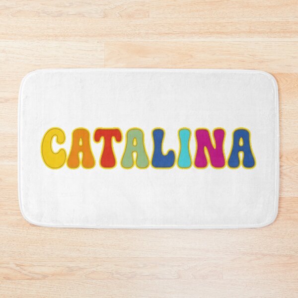 Item preview, ❤️ Catalina Personalized Name Wavy Retro Shirt, Coffee Mug, Sticker Gift designed and sold by HelixPedia.