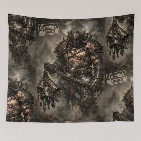 Item preview, The Suture-Knight - Grimdark Art designed and sold by bapupa.