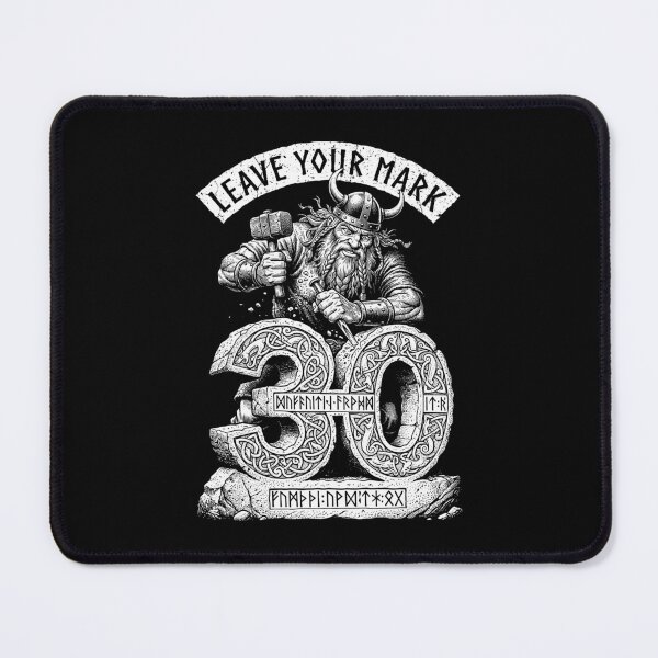 Item preview, 30th Birthday Viking Old Man Runestone Funny Norse Warrior designed and sold by GrandeDuc.